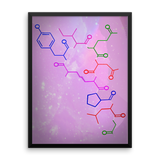 Oxytocin Molecule Poster