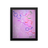 Oxytocin Molecule Poster